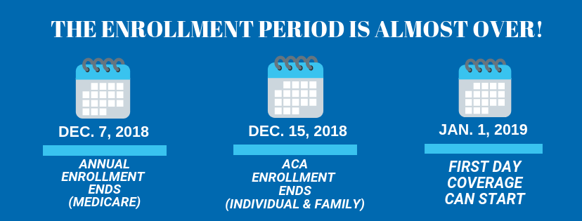 The Enrollment Period is almost over!
